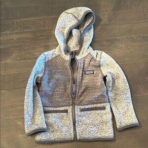 Kids Gray Hooded jacket